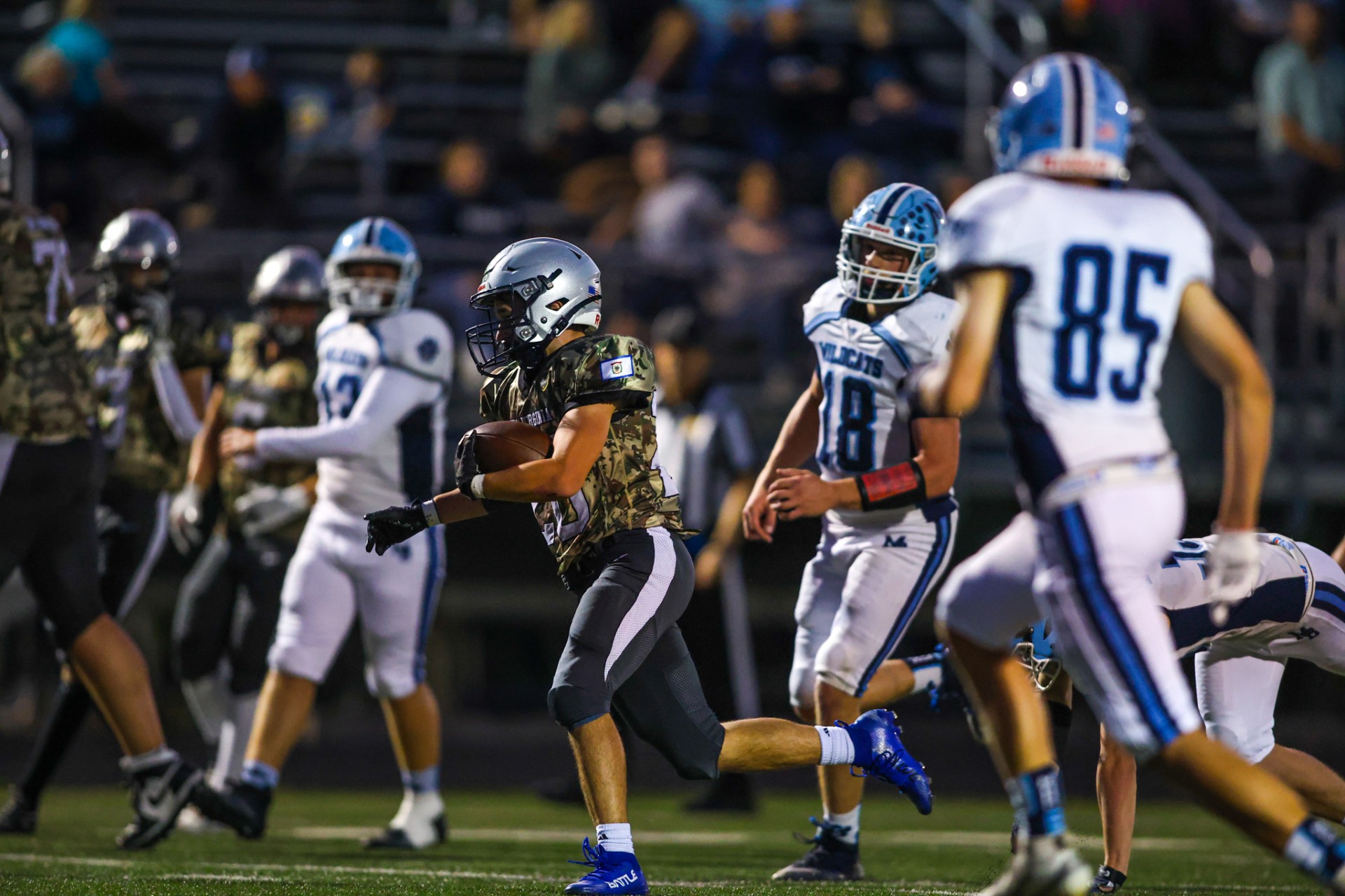 No. 8 Clay-Battelle earns statement victory with domination of No. 5 Meadow Bridge, 54-12